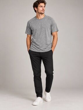 Z Zegna Techmerino T-Shirt Techmerino Short Sleeve T-Shirt Gray XL
